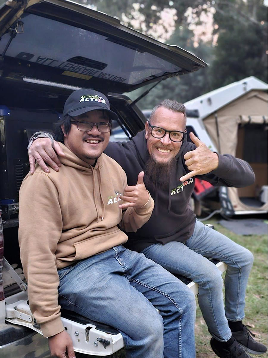 Chris (left) & Andrew (right) All Terrain Action